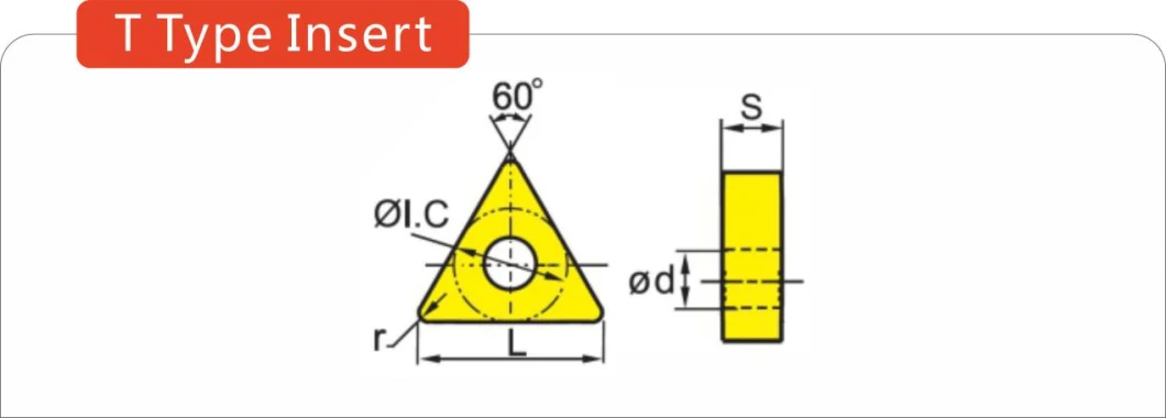 Tnmg160404 High Quality Standard Turning Insert for CNC Lathe Machine