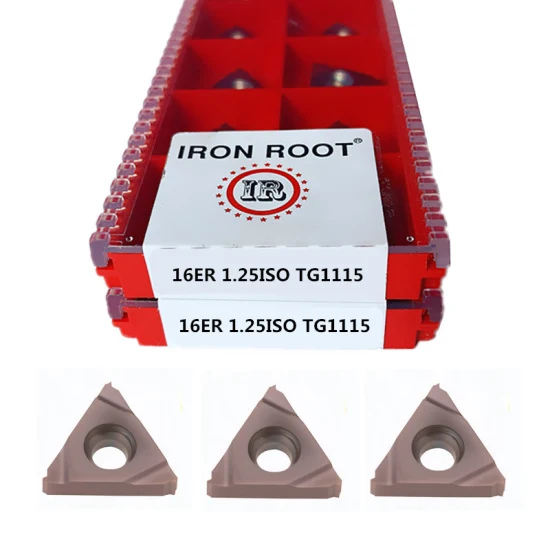 Herramienta de torneado de corte CNC 16er/IR 1,0/1,25/1,5/1,75/2,0/2,5/3,0/ISO Nano inserto de roscado de carburo azul