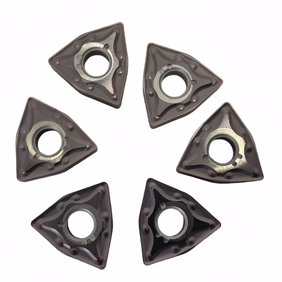 Inserto CNC indexable de carburo de tungsteno Wnmg080408